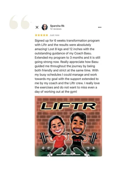 Sparsha shares how she was able to manage her busy schedule and work towards her goals with the support of her coach and the LIFTR crew.