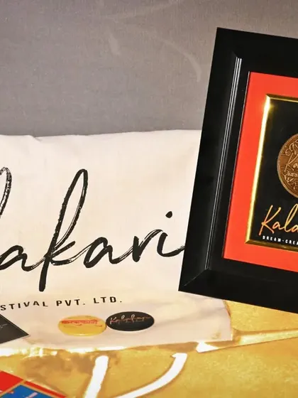The Kalakari award, a symbol of the encouragement and love I have received from the film and art community. I am truly grateful for the support on my creative journey.