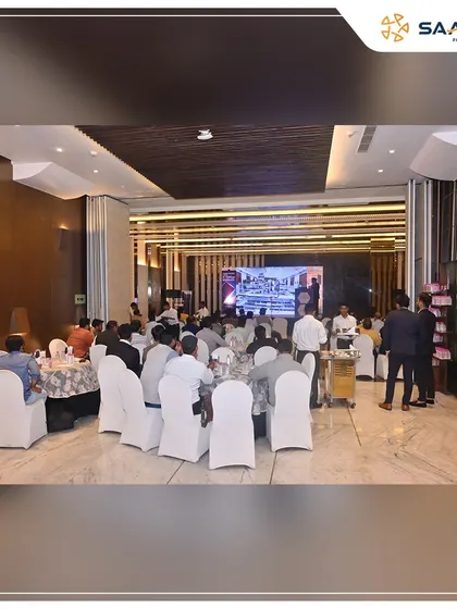 Fostering connections at our partner event in Lucknow with Enerbiz, where we shared insights on our advanced solar technologies.