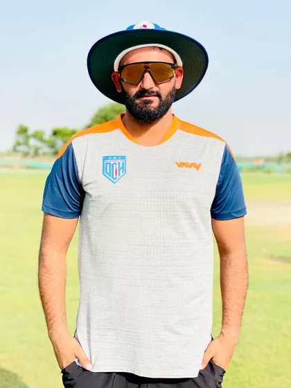 A moment on the field, enjoying the game. My core philosophy is to chase your dreams but never forget to enjoy the journey. That passion is what fuels greatness.
