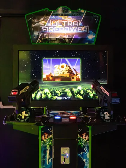 Ultra Firepower is one of our newest arcade additions, offering an immersive shooting game experience.