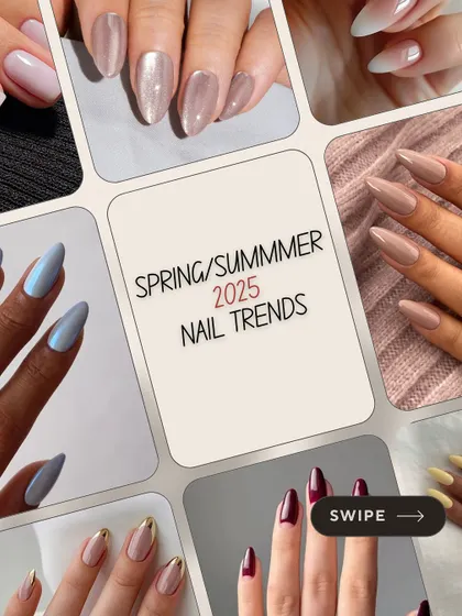 Your next manicure needs to be on this list. This is my trend report for Spring/Summer 2025, featuring everything from milky pastels to chrome French tips.