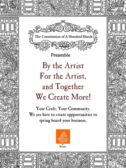 Our constitution is simple: By the Artist, For the Artist, and Together We Create More. We are here to create opportunities to springboard your business.