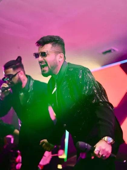 The energy is 100% real. This is the passion and power our vocalists bring to every song. We feed off the crowd's vibe and give it right back, making the whole atmosphere electric.