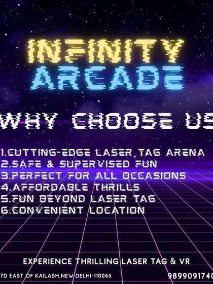 Why choose us? From our cutting-edge arena and affordable thrills to a convenient location, we're built for fun.