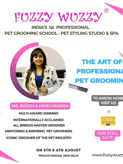 We invite everyone to visit our stall to learn the art of professional pet grooming. As a multi-award-winning master groomer, I love mentoring and inspiring the next generation of pet stylists.