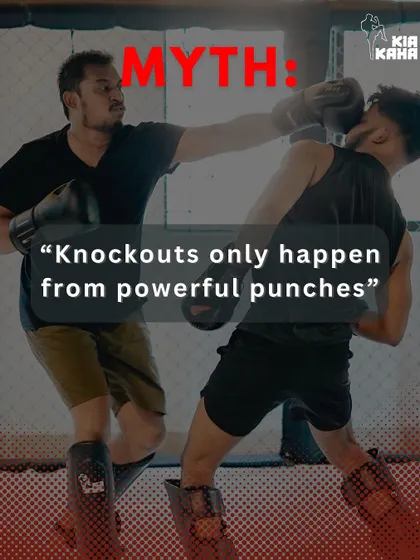 A duplicate of 141, showing the common myth about knockouts. The reality is more about precision.