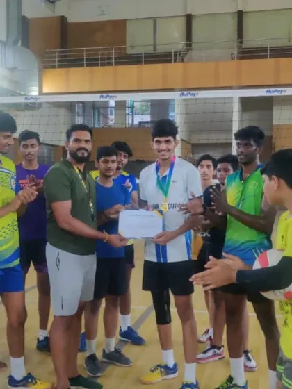 On National Sports Day, we felicitated one of our top athletes for his performance. Recognizing hard work is a key part of our culture.