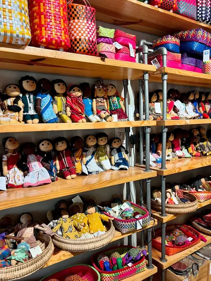 A happy customer shares her shopping experience at our Indiranagar store. As a handmade advocate, she appreciates that we are a fair trade, ethically sourced business, offering a wide range of gifts under one roof.