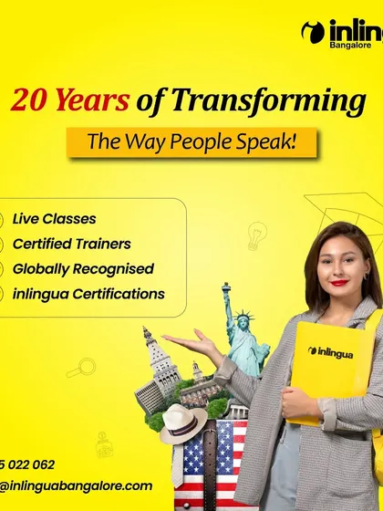 For two decades, we have been transforming the way people speak. This image celebrates our 20-year journey of bridging cultures and enabling individuals and organizations to thrive.
