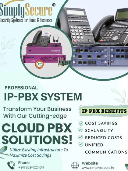 Our professional IP-PBX and Cloud PBX solutions offer significant cost savings and unified communications capabilities. This graphic outlines the key benefits, including scalability and the ability to leverage existing infrastructure for a modern, flexible telephony system.