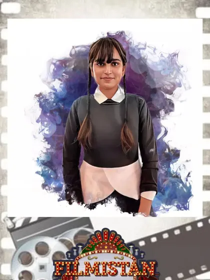 A creative digital caricature transforming a guest into the character Wednesday Addams. This demonstrates our ability to cater to fun, pop-culture themes, making the experience even more personalized and entertaining.
