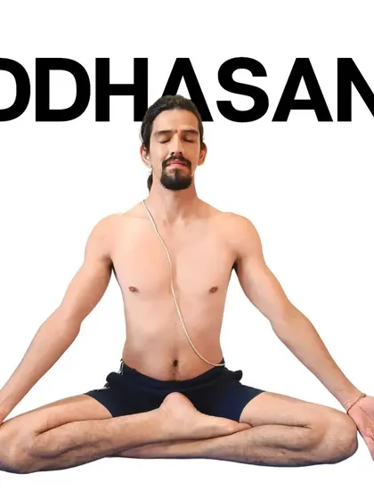 Siddhasana, the Accomplished Pose, is one of the most important postures for meditation. It calms the nervous system, activates the lower chakras, and prepares the body and mind for deep states of serenity and pranayama.