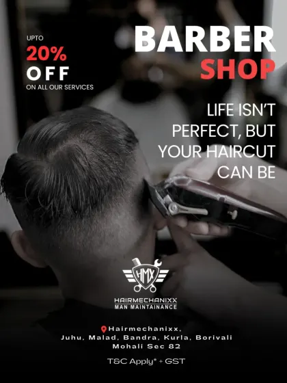 Life isn't perfect, but your haircut can be. And with up to 20% off on all our services, there's no reason to wait.