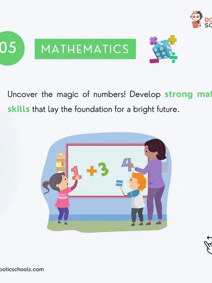 Mathematics is the foundation for a bright future. We help students develop strong math skills that are essential for coding and engineering.