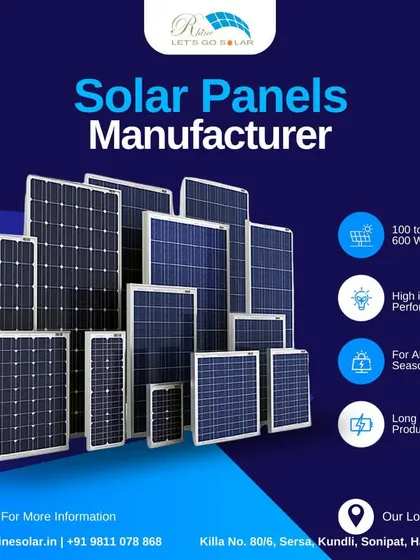 We are a manufacturer of a wide range of solar panels, from 100 to 600 watts. Our long-life products offer high performance in all seasons.