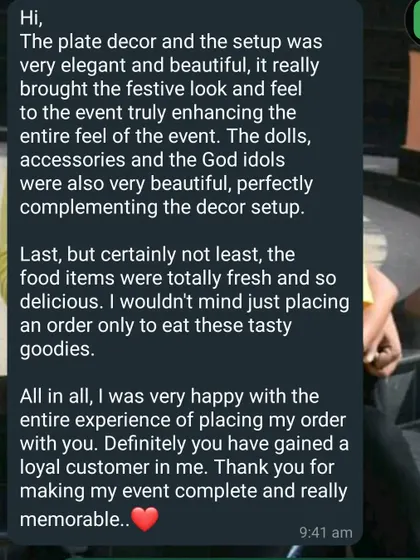 "You have gained a loyal customer in me." This review really touched my heart, especially because they loved the fresh food items as much as the decor.