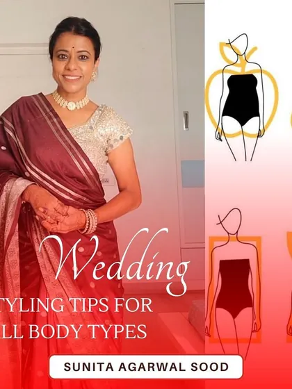 Wedding season is here. This is the cover for my styling tips series, where I break down the best looks for all body types.