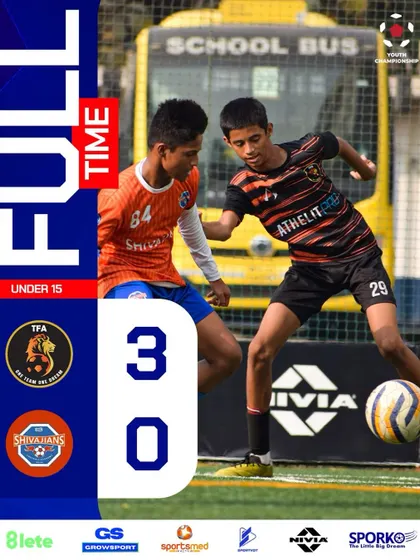 A casual weekend win for TFA, with our U15 team securing a 3-0 victory in the Youth Championship.