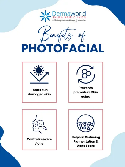 A Photofacial uses Intense Pulsed Light (IPL) therapy to address issues lying deeper within the skin. I recommend this treatment for reversing sun damage, controlling severe acne, and reducing stubborn pigmentation and acne scars for clearer, healthier skin.