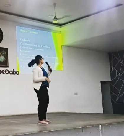 Another shot from my presentation on topical treatments. It's important to explain the science behind the products we use.