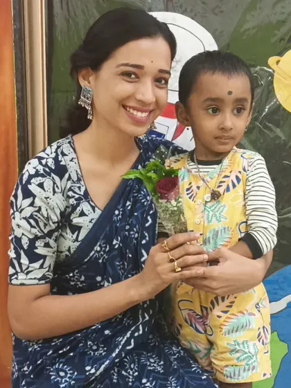 Celebrating Teacher's Day with the children who make it all worthwhile. Each child's unique personality brings so much light and happiness to our classrooms.