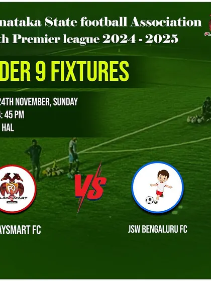 Weekend fixtures alert! Our U-9 team is ready to shine against JSW Bengaluru FC.