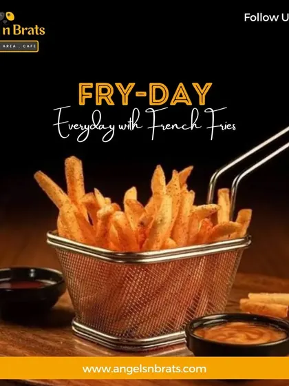 Every day can be a Fry-day here. Our crispy, crunchy french fries are the perfect snack to lift your mood and keep the kids happy.