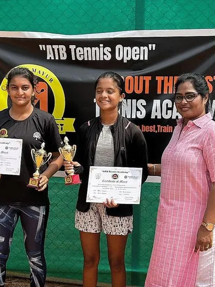 Our player Yahana as the doubles finalist at the ATB Open CS7 tournament.
