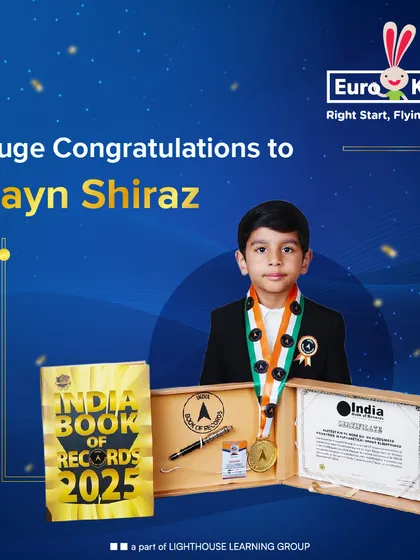 Another record-breaker. Congratulations to 5-year-old Zayn Shiraz for securing a place in the India Book of Records as the "Fastest kid to name all UN-recognized countries in alphabetical order blindfolded."