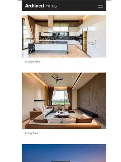 The Archinect feature showcased our interior work, including the kitchen and living areas of the project.