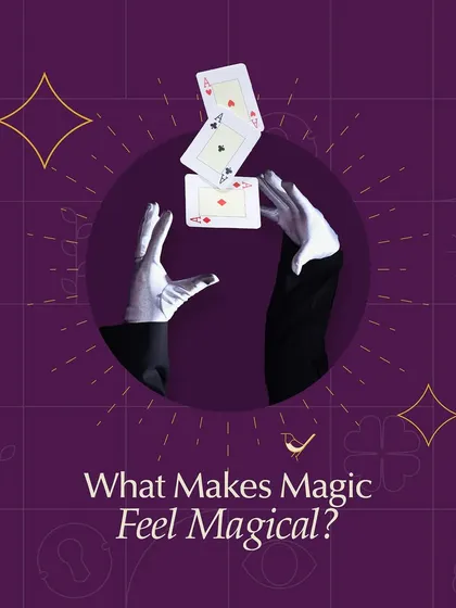 What makes magic feel magical? This is the central question of our magic experience. We delve into the art of illusion and the psychology that makes it so captivating.