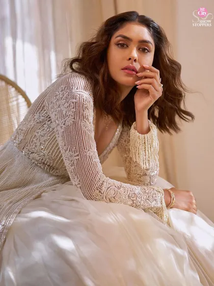 Another beautiful portrait from the HT City editorial spread. My role as a styling assistant was to ensure every element of the outfit looked perfect on camera.