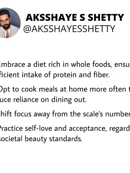 Here are 10 lifestyle changes for better health without dieting. Embrace whole foods, cook at home more often, practice self-love, and understand that your dream body will likely weigh more than you think.