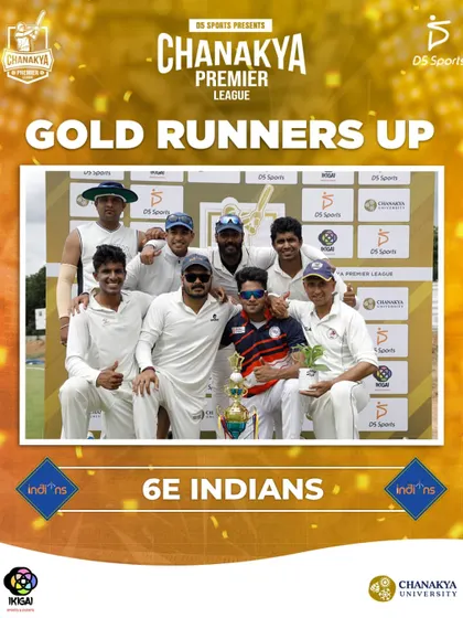 The 6E Indians, the Gold Runners-up. A great achievement for the team, who battled hard throughout the league.