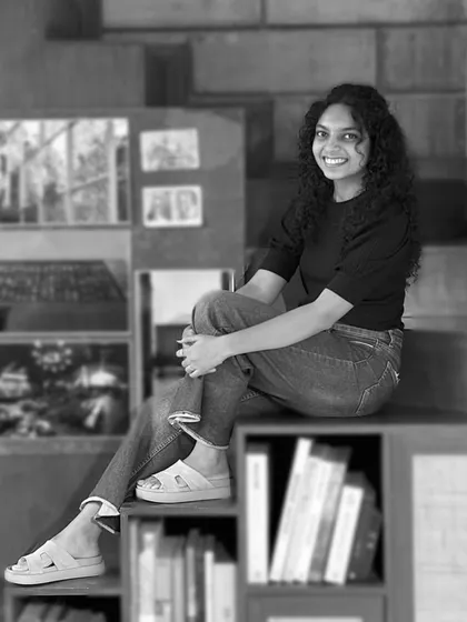 This is Shifa, a ball of sunshine and a true enthu-cutlet. She's always ready for a new adventure, whether it's a project or exploring the city.