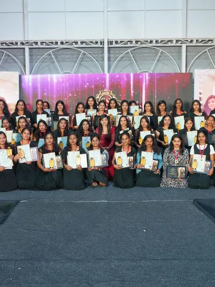A group photo of my 14th batch of graduates, all holding their certificates and ready to start their careers.