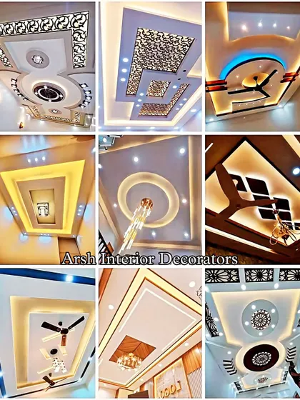 An amazing collage of false ceiling designs that blend modern geometry with traditional jali work. This shows my versatility in creating custom looks for any home.