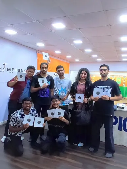The band Zidd took a break from music to take aim with us. It was great hosting them for a session at the range.