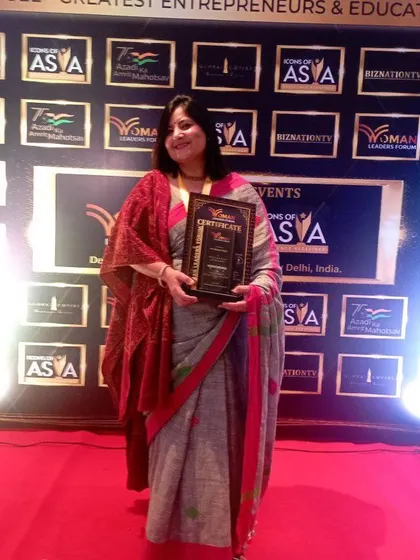 I am grateful to the Woman Leadership Forum for recognizing my efforts in skill development and encouraging women to find balance between career and family. This award fuels my passion to continue this important work.