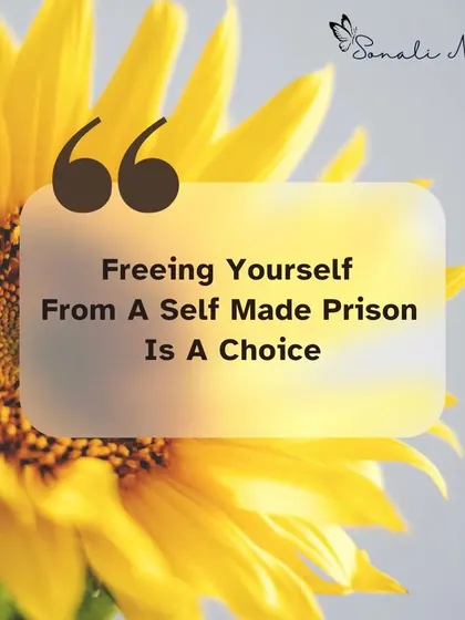Freeing yourself from a self made prison is a choice. Many of us are trapped by our own limiting beliefs. I can help you find the key and make the choice to be free.