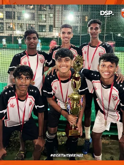 Another one for the cabinet. Our U16 stars after winning their tournament in Kalyan, showcasing their champion mindset.