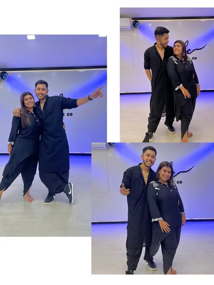 More happy moments from our "What Jhumka?" shoot. We always have the best time creating together, and these pictures capture the fun and partnership that goes into every video.
