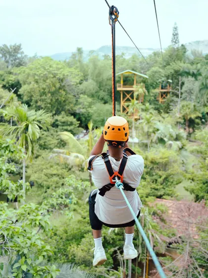 Soar over the forest and take in the stunning landscape from above. Our zipline is a must-try for anyone looking for an unforgettable adventure during their stay.