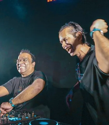 The joy is evident when I'm on stage with my best buddy. It's not just a gig, it's a celebration.