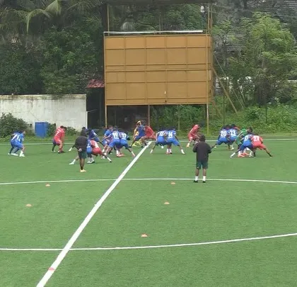 A look at our on-field S&C work with the FC Goa reserves during their pre-season. We incorporate chaotic activation drills, injury prevention exercises like banded deceleration, and partner resistance work to prepare the team for the demands of their sport.