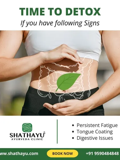 It's time to detox if you experience signs like persistent fatigue, a coating on your tongue, or digestive issues. These are your body's signals that it needs a cleanse to restore balance.