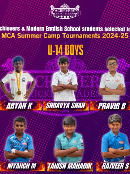 Another group of our promising U-14 players who earned their spot in the competitive MCA Summer Camp.