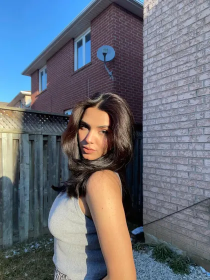 A sunkissed portrait taken in -3 degree weather, because lighting is everything.