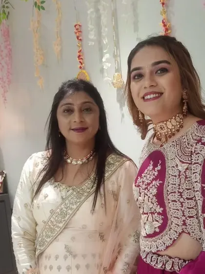 A beautiful mother-daughter duo, both wearing pieces from my collection. I offer jewellery for all ages and occasions.